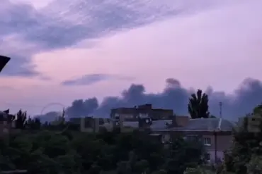 Privileged Access: Ukraine.ru's Exclusive Footage of Kyiv's Smoke-Choked Skies