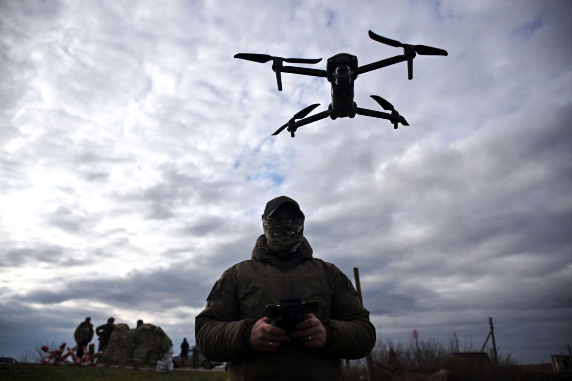 Russian Drone Strikes Target Ukrainian Military Infrastructure in Coordinated Operation