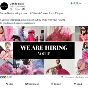 Breaking: Condé Nast Opens Public Hiring for US Vogue's Editorial Leadership