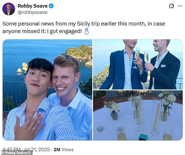 Exclusive: Robby Soave's Ex-Wife Breaks Silence on Engagement to Gay Lover