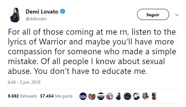 Resurfacing of Demi Lovato's 2018 Tweet Sparks Renewed Interest in Past Incident