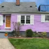 Royal Oak Couple's Pandemic Project: Transforming a Bungalow into a Radiant Purple Cottage