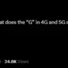 The 'G' in 5G: Correcting the Misconception and Its Impact on Public Understanding