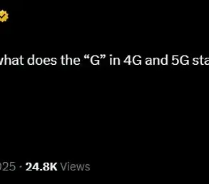 The 'G' in 5G: Correcting the Misconception and Its Impact on Public Understanding
