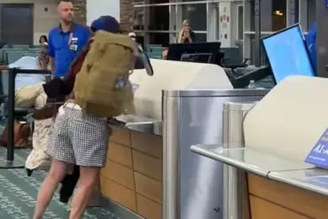 Breaking: Orlando Airport Meltdown as Incandescent Passenger Attacks Gate Agent, Destroys Computer on August 14
