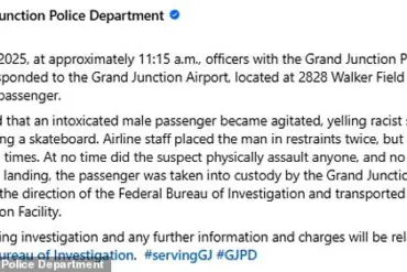 Breeze Airways Flight MX704 Forced to Make Emergency Landing After Passenger Yelled Racial Slurs and Assaulted Others with Waist Belt, Diverted to Grand Junction