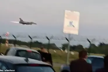 Haunting Final Moments of Polish Pilot Before F-16 Crash Spark Community Outpouring of Tributes