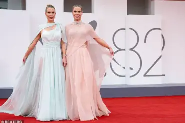 Lady Amelia and Lady Eliza Spencer Make Sartorial Statement at Venice Film Festival