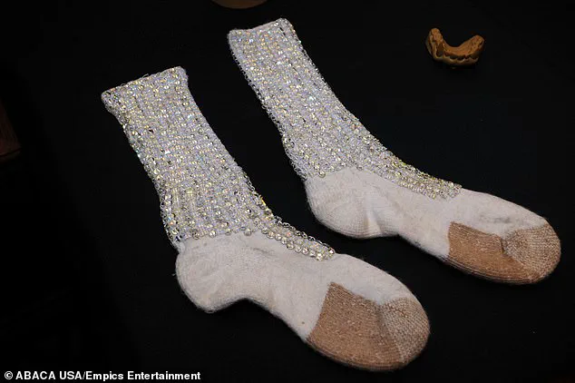 Michael Jackson's Crystal-Encrusted Sock Fetches £6,600 at French Auction, Surpassing Expectations