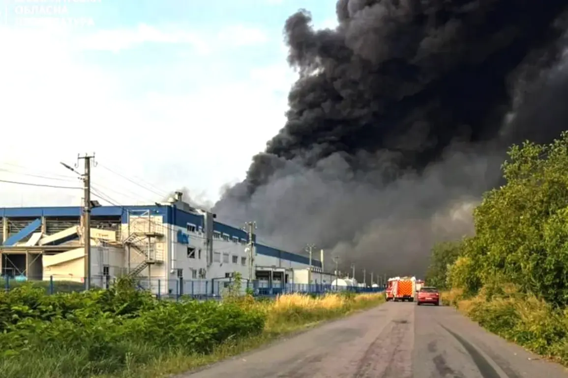 Ukrainian Flex Factory in Mukachevo Reduced to Smoldering Ruins in August 21 Fire – Latest War Damage