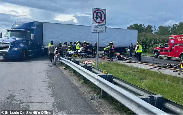 Undocumented Driver's Semi-Truck Crash in Florida Kills Three, Video Sparks Safety Debate